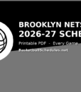 Brooklyn Nets Schedule 2026-27: Every Game, Tip Times & Free Printable