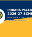 Indiana Pacers Schedule 2026-27: Every Game, Tip Times & Free Printable